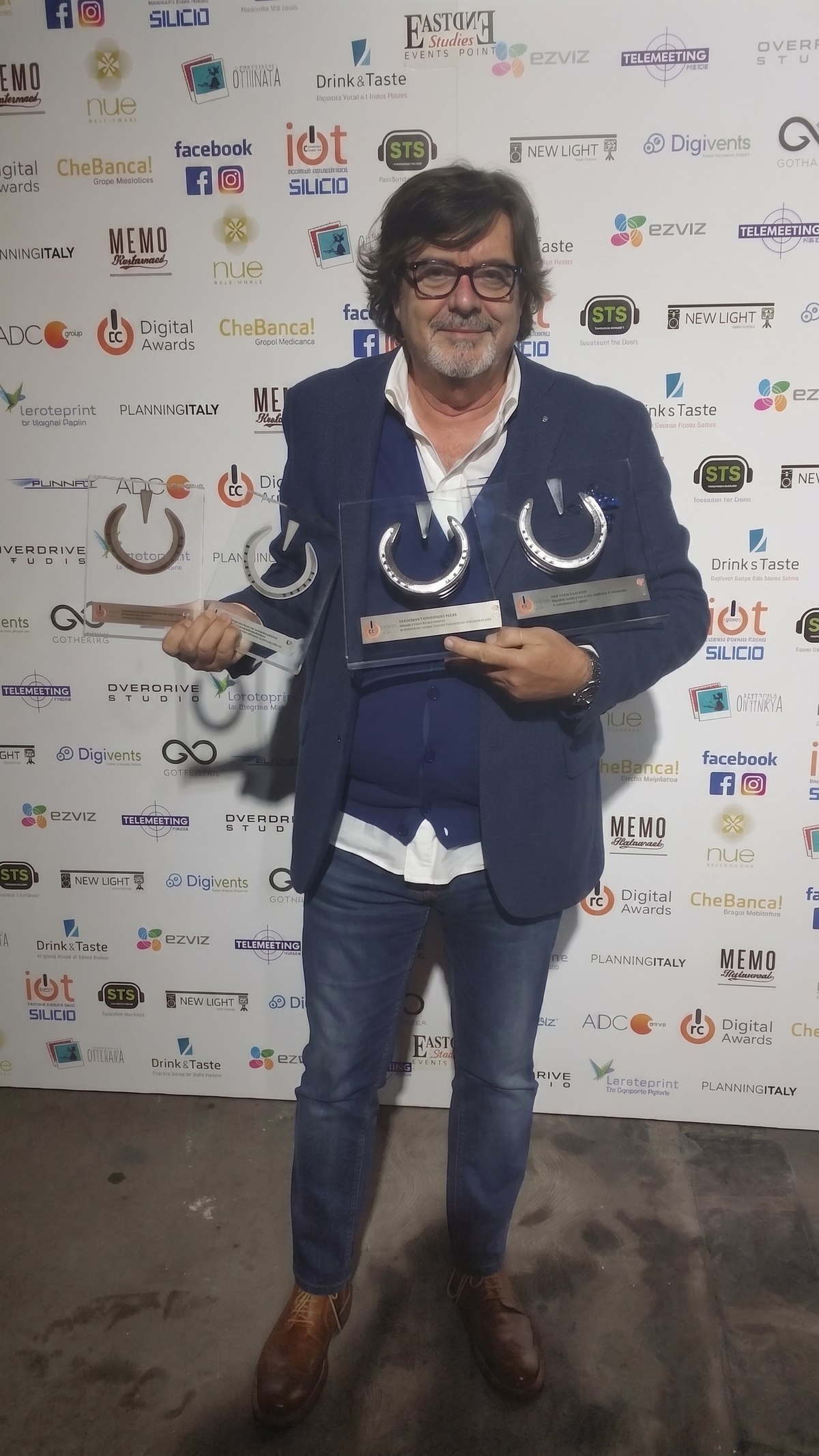 Fulvio Tancredi Rossi a una premiazione di settore